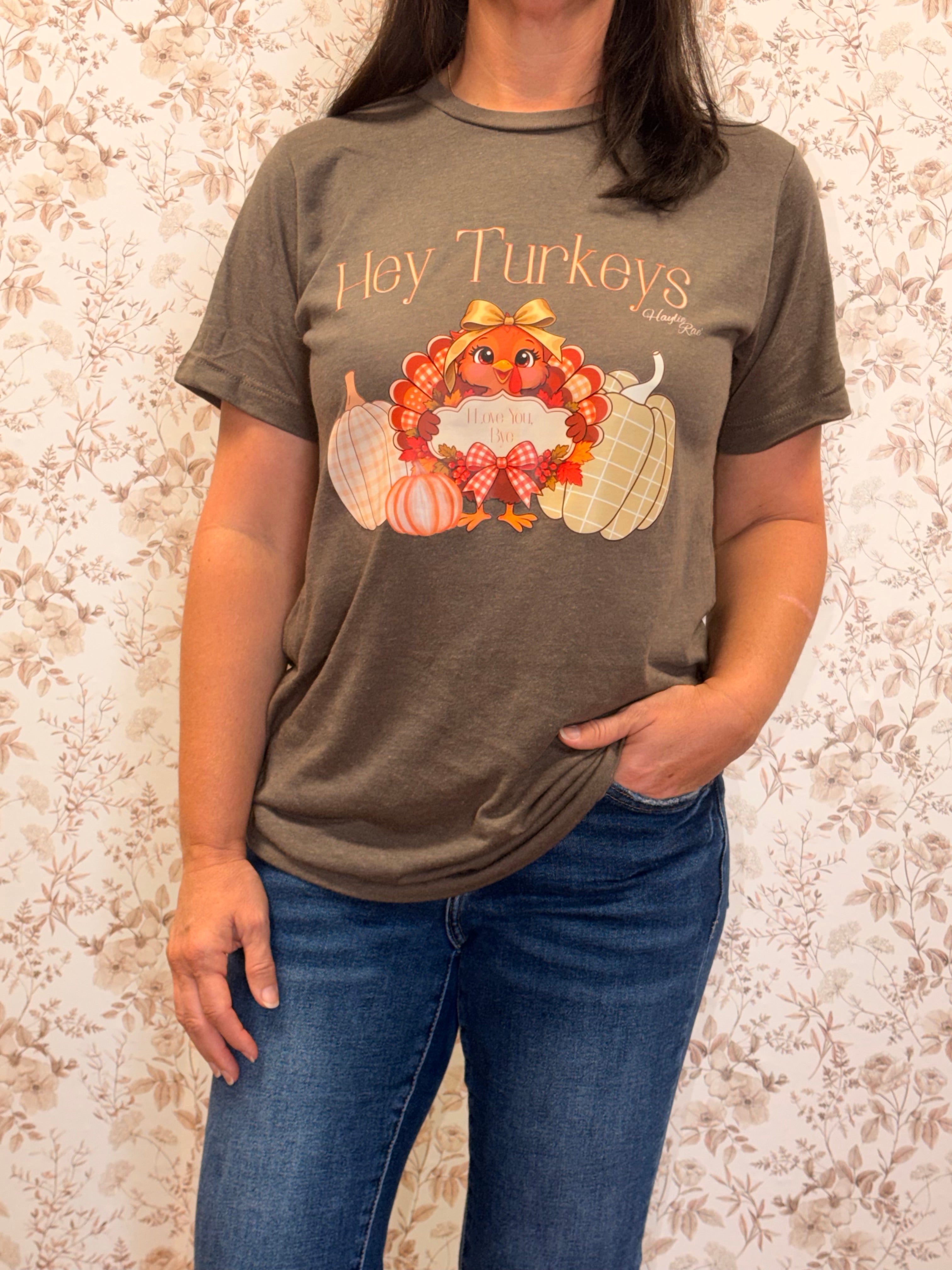 Hey Turkey Tee – Haylie Rae Sleepwear